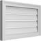 Ekena Millwork Vertical Surface Mount PVC Gable Vent: Functional, w/ 2"W x 1-1/2"P Brickmould Frame, 26"W x 16"H GVPVE26X1602SF - alternate 4